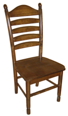 #2730 (Bedford Ladderback Chair w/ Wood Seat)