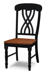 #2810 (Lattice Back Chair w/ Wood Seat)