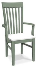 #2835 (Tall Mission Arm Chair w/ Wood Seat)