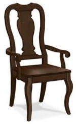 #2886 (Queen Ann Chair w/ Wood Seat)
