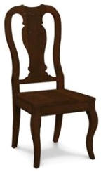#2885 (Queen Ann Chair w/ Wood Seat)