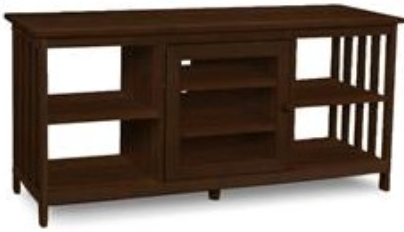 #7650 (Mission TV Stand w/ Storage and Shelves)
